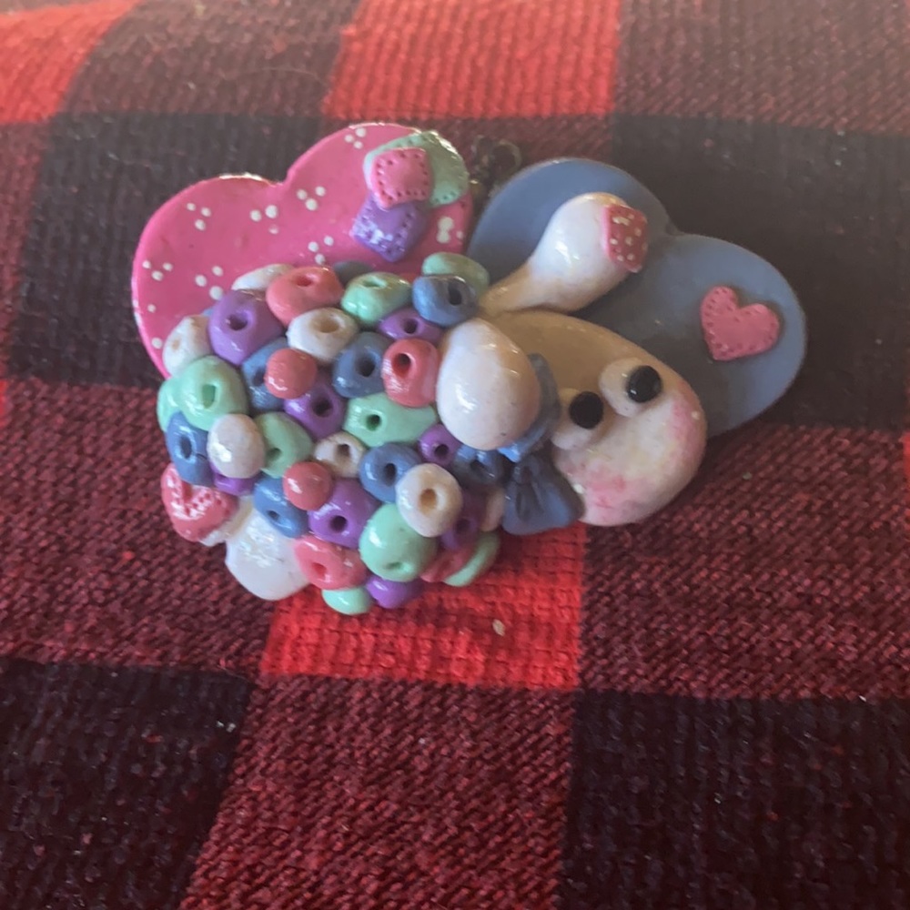 Handcrafted; Colorful; Sheep; Lamb; Fridge Magnet